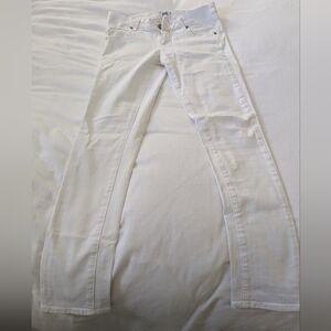 PAIGE Crisp White Denim Pants